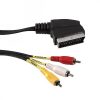 ADAPTOR - SCART TO RCA CABLE 1.5M