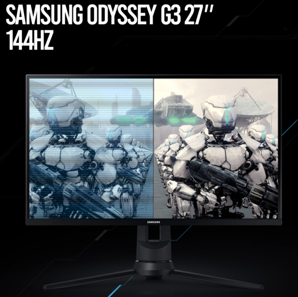 Samsung odyssey g3 144hz 27 замена матрицы