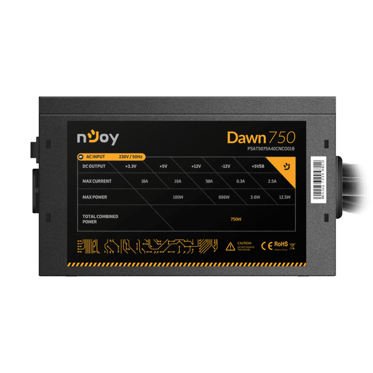 PSU 750W 80+ BRONZE NJOY DAWN thumbnail 2