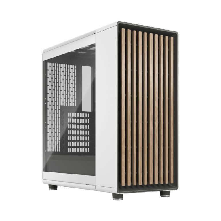 CASE FRACTAL DESIGN NORTH CHALK WHITE TG CLEAR