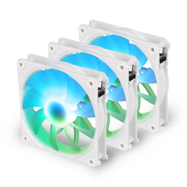 SET NEBULA 3X FAN ARGB UF1203 WHITE thumbnail 2