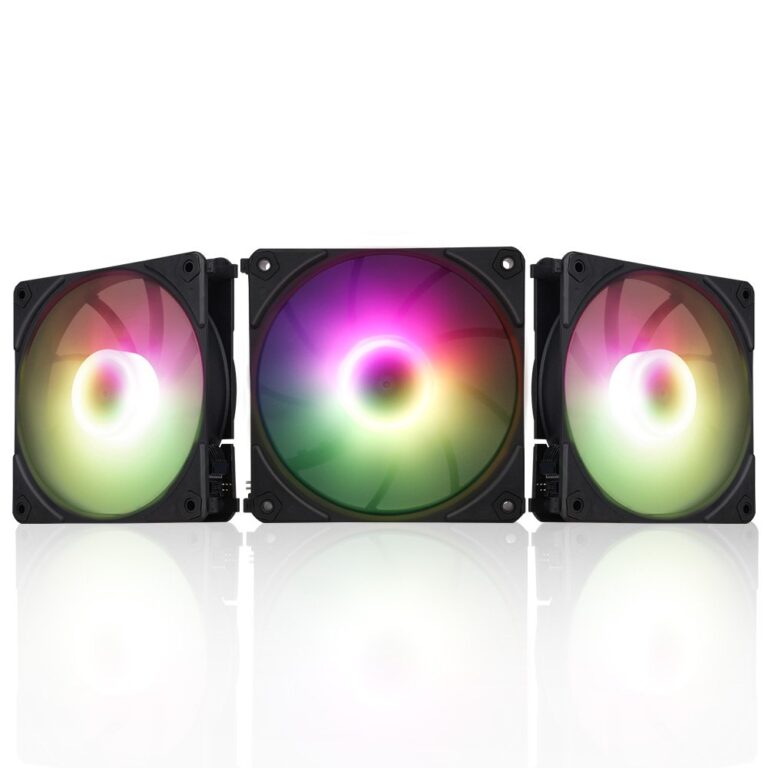 SET NEBULA 3X FAN ARGB UF1203 BLACK thumbnail 2