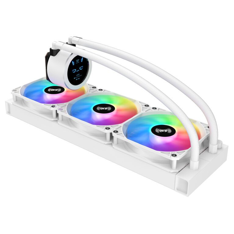 CPU COOLER NEBULA AQUA STREAM 360 WHITE ARGB thumbnail 2
