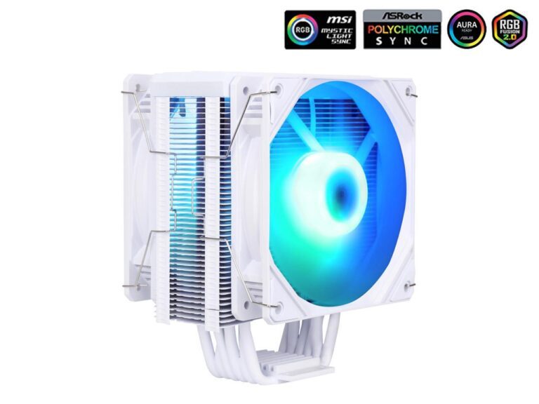 CPU COOLER NEBULA AIR FORCE WHITE ARGB