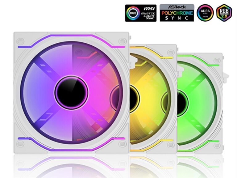 SET NEBULA 3X FAN ARGB XF120 WHITE thumbnail 3