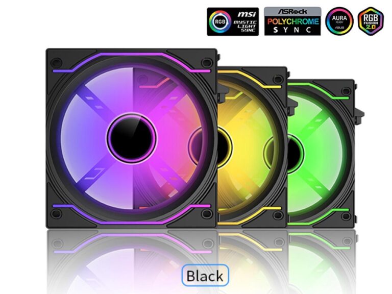 SET NEBULA 3X FAN ARGB XF120 BLACK thumbnail 3