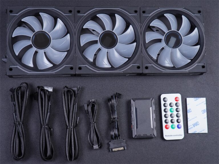 SET NEBULA 3X FAN ARGB XF120 BLACK thumbnail 4