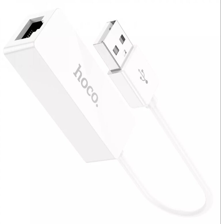 ADAPTOR USB TO ETHERNET 100MBPS HOCO