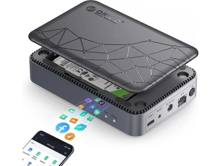 NAS ORICO CD2510 Networkable Hard Drive Enclosure for 2.5″ SATA HDD/SSD