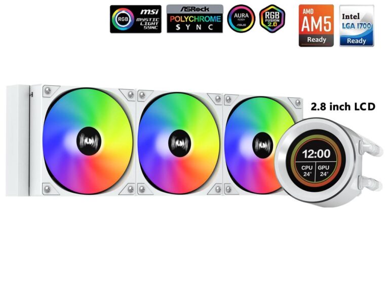 CPU COOLER NEBULA AQUA NOVA 360 WHITE