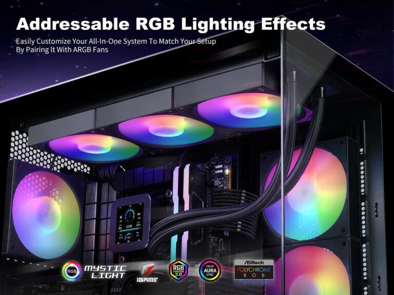 CPU COOLER NEBULA AQUA MAX 360 BLACK thumbnail 4