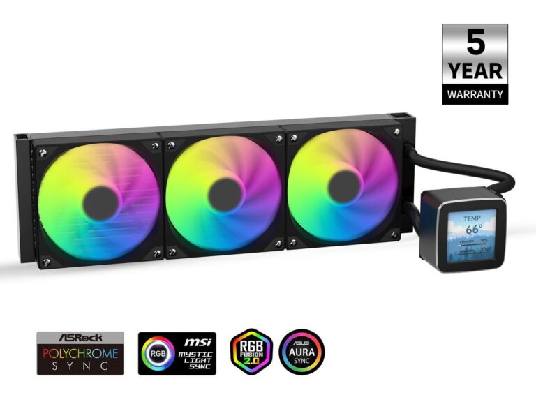 CPU COOLER NEBULA AQUA MAX 360 BLACK