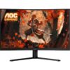 MONITOR AOC GAMING CQ32G4VE 32 INCH 2K QHD 180HZ 0.5MS CURVED