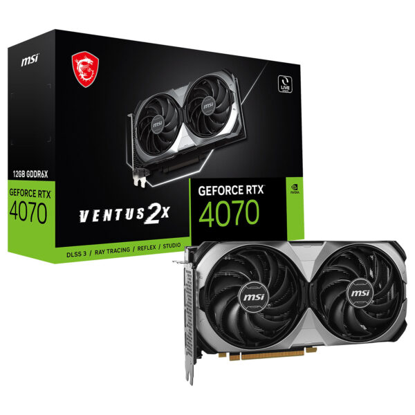 GPU NVIDIA RTX 4070 12GB MSI VENTUS 2X E1 OC