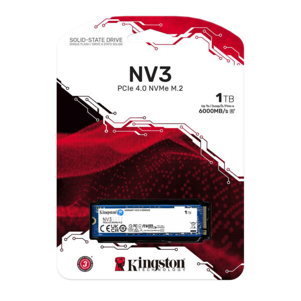 SSD 1TB NVME 4.0 6000MB/S KINGSTON NV3