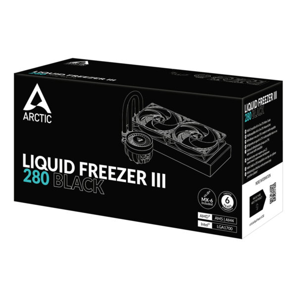 LIQUID COOLER ARCTIC FREEZER III 280 BLACK - Figura 4