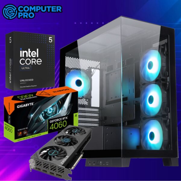 GAMING PC NEBULA VIEW ARGB CORE ULTRA 5 245KF + RTX 4060 8GB