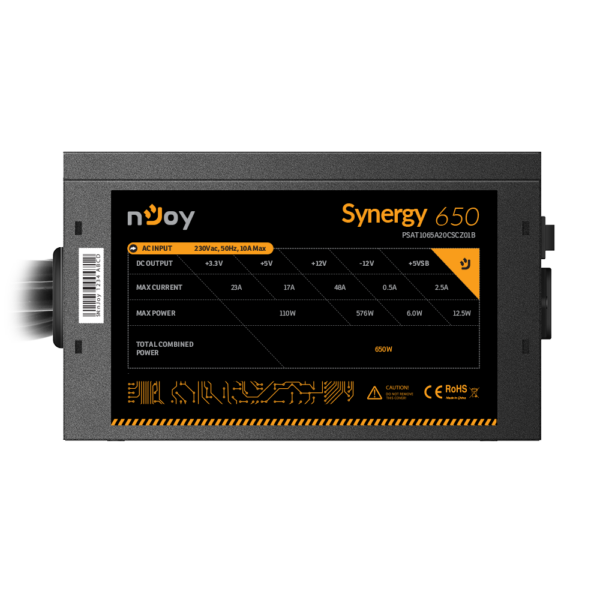 PSU 650W 80+ NJOY SYNERGY - Figura 2