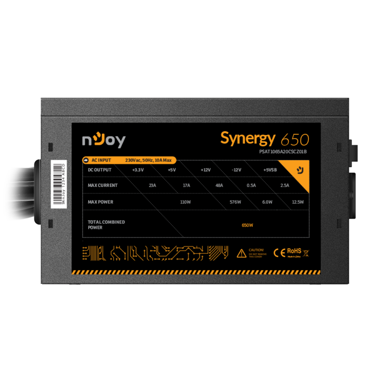 PSU 650W 80+ NJOY SYNERGY thumbnail 2