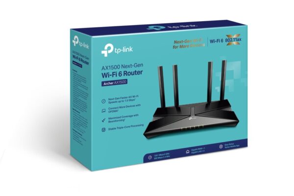 ROUTER TPLINK ARCHER AX1500 WIFI 6