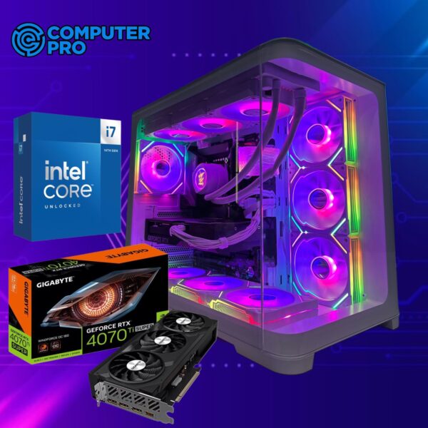 WORKSTATION & GAMING PC NEBULA INFINITY CORE I7-14700K +RTX 4070TI SUPER