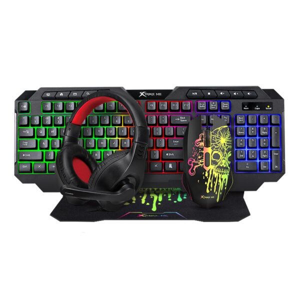 Xtrike ME Gaming COMBO CMX-415 - Keyboard, Mouse, Headset, Mousepad