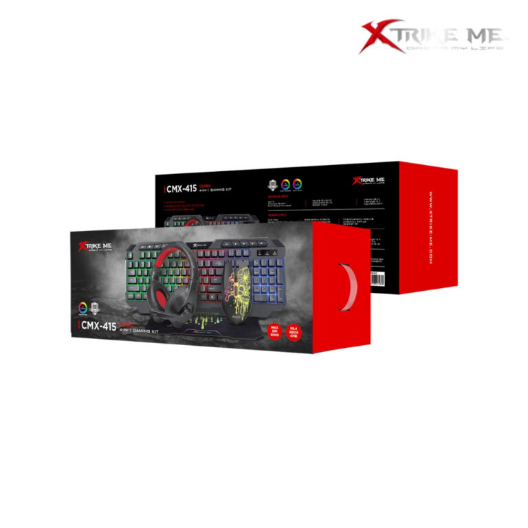 Xtrike ME Gaming COMBO CMX-415 – Keyboard, Mouse, Headset, Mousepad thumbnail 3