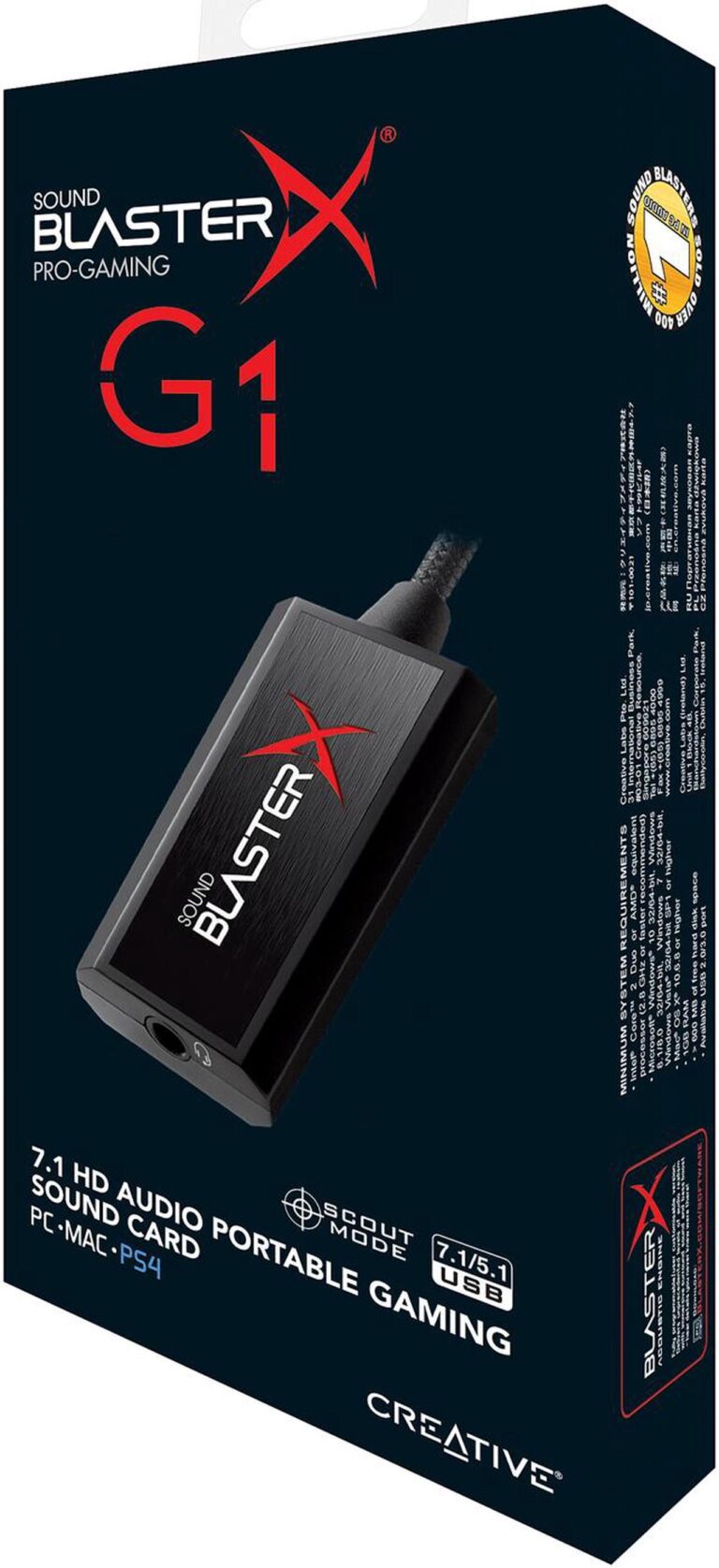 USB AUDIO CREATIVE SOUND BLASTER X G1 thumbnail 3