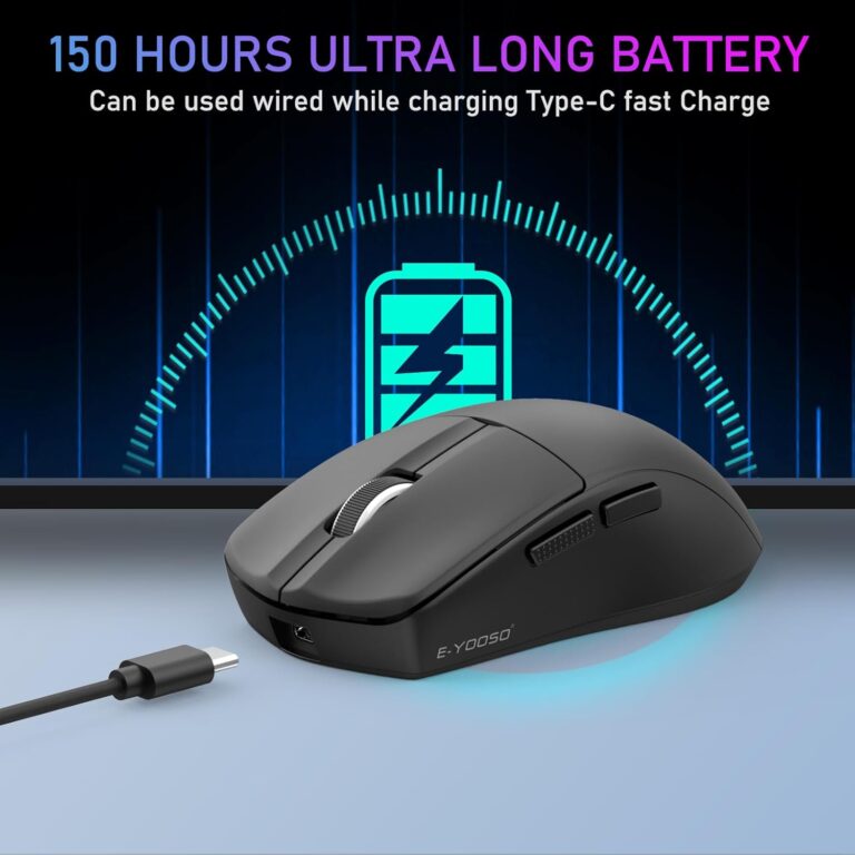 MOUSE WIRELESS E-YOOSO X-44 BLACK 1KHZ thumbnail 2