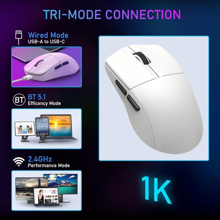 MOUSE WIRELESS E-YOOSO X-44 WHITE 1KHZ thumbnail 6