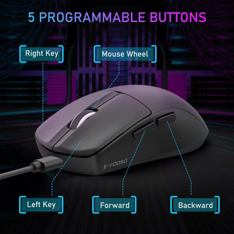 MOUSE WIRELESS E-YOOSO X-44 BLACK 1KHZ thumbnail 6