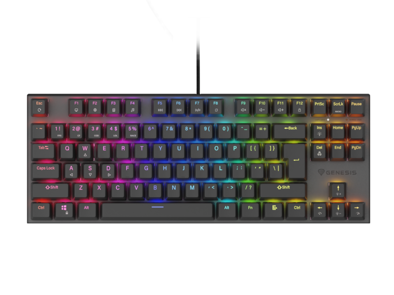 TASTIERE MEKANIKE GENESIS THOR 303 TKL PEACH SWITCHES BLACK thumbnail 3