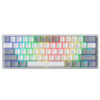 TASTIERE MEKANIKE REDRAGON K616 FIZZ PRO WHITE/GREY RED SWITCHES
