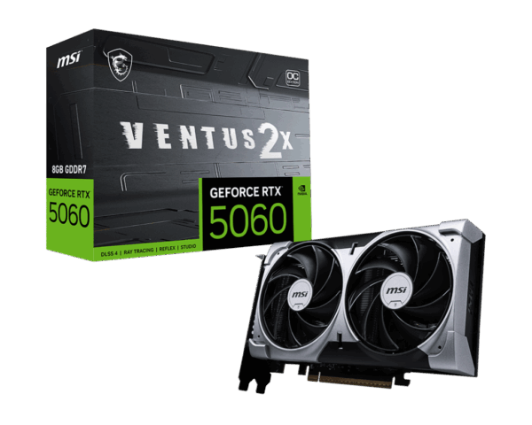 NVIDIA GEFORCE RTX 5060 8GB GDDR7 MSI VENTUS 2X OC