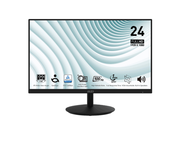 MONITOR MSI PRO MP242A 24 INCH FHD IPS 100HZ 1MS