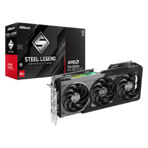GPU AMD RADEON RX 9070 XT 16GB ASROCK STEEL LEGEND DARK