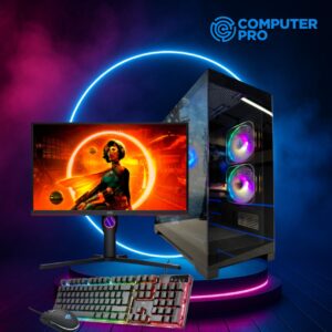 SET GAMING NEBULA FLOW ARGB + MONITOR AOC 25G3ZM/BK