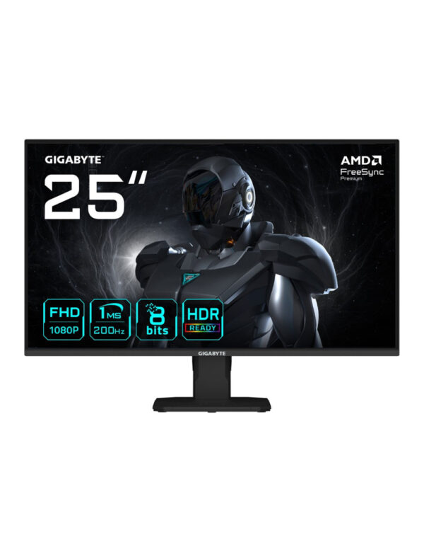 MONITOR GAMING GIGABYTE GS25F2 24.5 INCH FHD IPS 200HZ 1MS FLAT