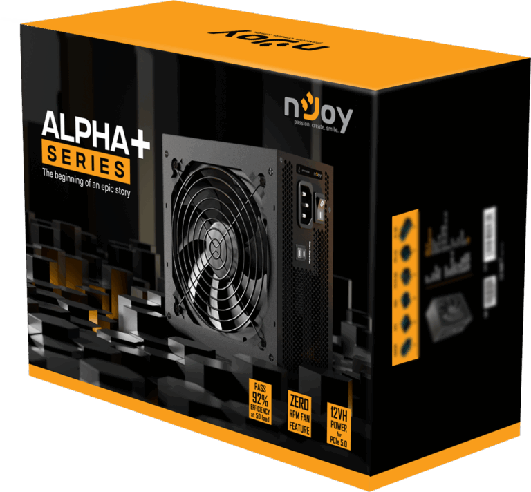 PSU 1000W NJOY ALPHA+ 80+ GOLD MODULAR