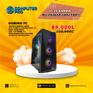 GAMING PC NEBULA NIMBUS ARGB CORE I5-12600KF + RTX 5060 8GB