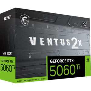 NVIDIA GEFORCE RTX 5060 TI 16GB MSI VENTUX 2X OC PLUS