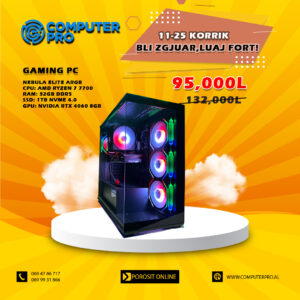 GAMING PC NEBULA ELITE ARGB RYZEN 7 7700 + RTX 4060