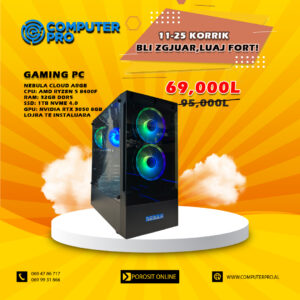 GAMING PC NEBULA CLOUD ARGB RYZEN 5 8400F + RTX 3050