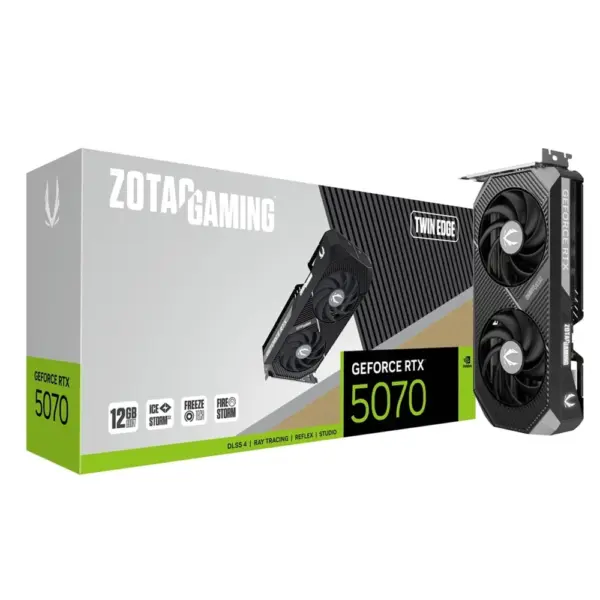 GPU NVIDIA GEFORCE RTX 5070 12GB GDDR7 ZOTAC TWIN EDGE