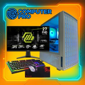 Set Gaming Nebula Torrent White RTX 3060 Ryzen 5 5600