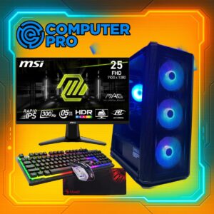 Set Gaming Nebula Retina RTX 5050 Ryzen 5 5600X