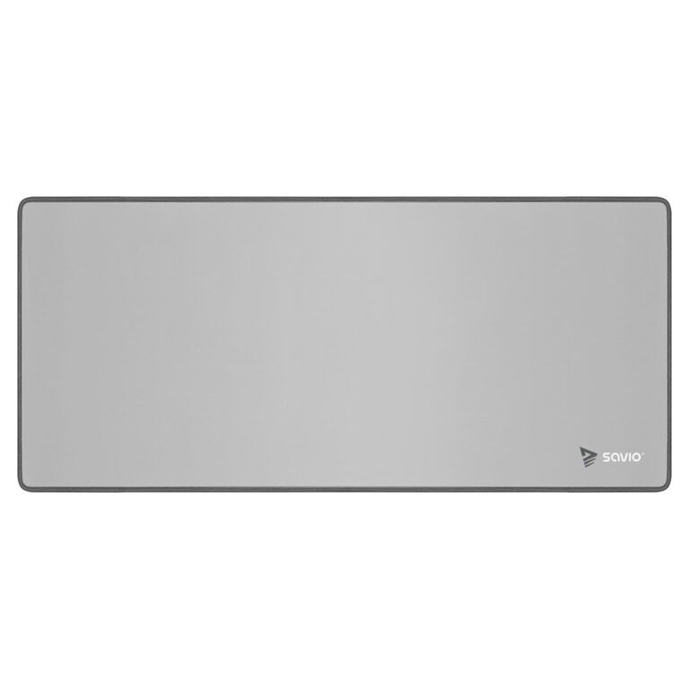 SAVIO Gaming Mouse Pad XL – 900×400×3mm (Gray, Stitched Edges)