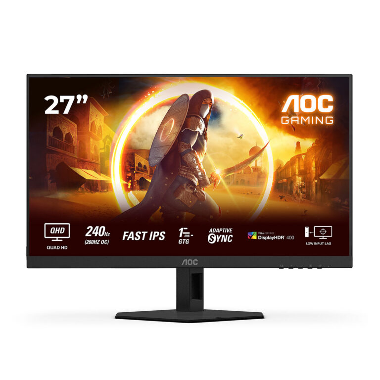 Monitor Gaming AOC Q27G4ZR 27” 2K IPS 240Hz (260Hz OC) 1ms