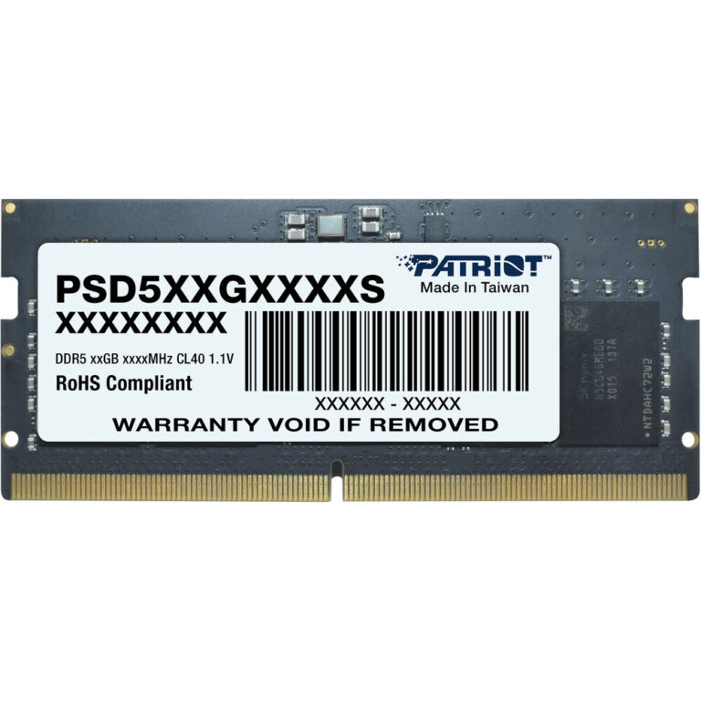 RAM Laptop 32GB DDR5 5600MHz Patriot SO-DIMM