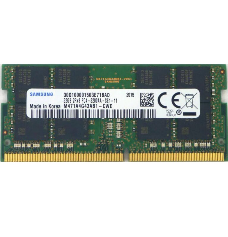 RAM Laptop 32GB DDR4 3200MHz Samsung SODIMM